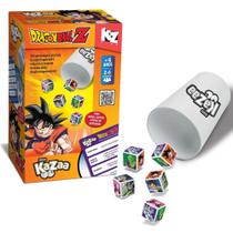 Jogo Kazaa Dragon Ball Z Jogo de Dados com acessórios Jogo Kazaa Dragon Ball Z Jogo de Dados com acessórios