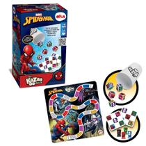 Jogo Kazaa Júnior Spider-Man Copo Cartas Tabuleiro Peões E Dados 1243 Elka Jogo Kazaa Júnior Spider-Man Copo Cartas Tabuleiro Peões E Dados 1243 Elka