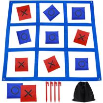 Jogo Kimicare de 1,2 m ao ar livre Giant Bean Bag Tic Tac Toe Jogo Kimicare de 1,2 m ao ar livre Giant Bean Bag Tic Tac Toe