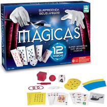 Jogo Kit 12 Magicas Criança Truques Cartas Nig Brinquedos