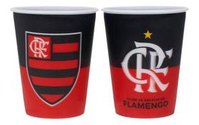 Jogo Kit 2 Copos Plástico 3d 400ml - Flamengo