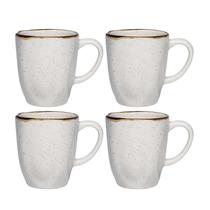 Jogo Kit 4 Canecas Xicara Tulipa de Porcelana Chá Café 380ml Ryo Maresia Oxford Jogo Kit 4 Canecas Xicara Tulipa de Porcelana Chá Café 380ml Ryo Maresia Oxford