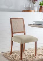 Jogo Kit 4 Capas Para Assento De Cadeira Jantar Malha Lindas