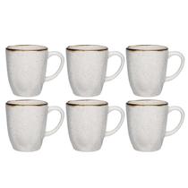 Jogo Kit 6 Canecas Xicara Tulipa de Porcelana Chá Café 380ml Ryo Maresia Oxford Jogo Kit 6 Canecas Xicara Tulipa de Porcelana Chá Café 380ml Ryo Maresia Oxford