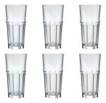 Jogo Kit 6 Copos Vidro Grosso Suco Água Drink Cerveja 330ml Jogo Kit 6 Copos Vidro Grosso Suco Água Drink Cerveja 330ml
