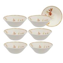 Jogo Kit 6 Tigelas Cumbuca 500Ml Cerâmica Caldo Chá Das 5 Jogo Kit 6 Tigelas Cumbuca 500Ml Cerâmica Caldo Chá Das 5