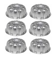 Jogo Kit (6pcs) Forma Mini Bolo Torta Suíça 1 (9x4 Cm)