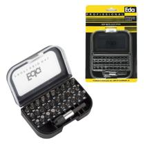 Jogo Kit Bits Ponteira Fenda/Philips/Torx para Furadeira 31 Peças com Adaptador 8ZP