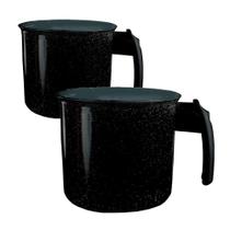 Jogo Kit Canecão Fervedor Leiteira Antiaderente Cerâmica N05 Jogo Kit Canecão Fervedor Leiteira Antiaderente Cerâmica N05