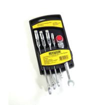 Jogo Kit Chave Boca Combinada Cabeça Móvel Com Catraca 5 Peças Jogo Kit Chave Boca Combinada Cabeça Móvel Com Catraca 5 Peças