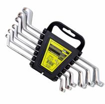 Jogo Kit Chave Estrela Estriada Cromo Vanádio Com 6 Peças - Eda Jogo Kit Chave Estrela Estriada Cromo Vanádio Com 6 Peças - Eda