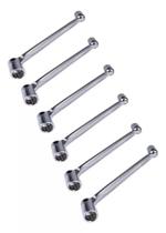 Jogo Kit Chave Soquete Articulado De Aperto C/6 Jogo Kit Chave Soquete Articulado De Aperto C/6