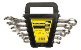 Jogo Kit Chaves Combinada C/ 6 Peças De 6 A 17mm Resistente Cor Prateado