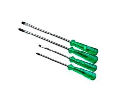 Jogo kit chaves fenda phillips 4 pçs ponta imantada imã lotus 4078