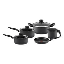 Jogo Kit Conjunto Panelas Rochedo Robusta Grafite 5 Peças