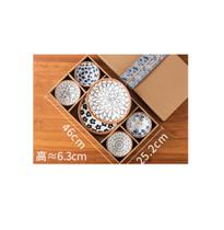 Jogo, kit, Conjunto Tigela, Bowl, Tchawan Cerâmica Retrô.