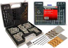 Jogo Kit De Brocas Com Buchas 300 Peças Para Concreto Metal E Madeira Jogo Kit De Brocas Com Buchas 300 Peças Para Concreto Metal E Madeira