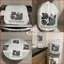 Jogo Kit De Cozinha 7 Peças Capas Panos De Cozinha Decoração