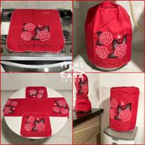 Jogo Kit De Cozinha 7 Peças Capas Panos De Cozinha Decoração