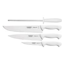 Jogo Kit Facas 4 Peças Premium Churrasco Açougue Tramontina