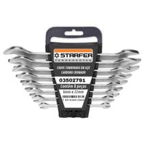 Jogo Kit Ferramenta Chave Fiza 6 À 22mm 8 Peças Starfer