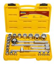 Jogo Kit Ferramenta Completo Maleta Tramontina Soquete 22Pçs