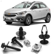 Jogo Kit Grampo Presilha fixação fixar Para-choque Dianteiro Chevrolet Onix Activ 2017 2018 2019