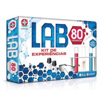 Jogo Kit LAB 80 Estrela Laboratório Experiências Brinquedo Educativo