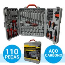 Jogo Kit Maleta De Ferramentas 110 Peças Completa