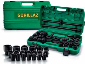 Jogo Kit Soquete Impacto 3/4 Linha Pesada Caminhão 26pçs Crv Jogo Kit Soquete Impacto 3/4 Linha Pesada Caminhão 26pçs Crv