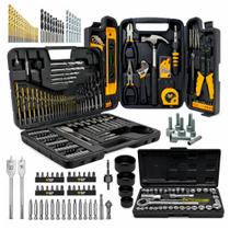 Jogo Kit Soquetes Ferramentas Manuais Chave 272 Peças