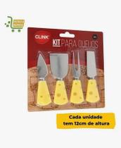 Jogo Kit Utensílios Para Queijo Facas Espátula Garfo 4 Peças Amarelo Jogo Kit Utensílios Para Queijo Facas Espátula Garfo 4 Peças Amarelo