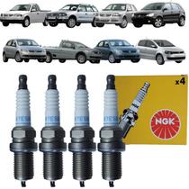 Jogo Kit Velas Ignição Ngk Vw Polo Fox Gol G4 G5 G6 1.0 1.6