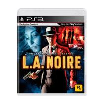 Jogo L.A. Noire - PS3 - Nc Games