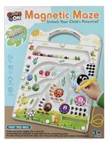 Jogo Labirinto Magnético Imã Brinquedo Educação Frutas e Cores Jogo Labirinto Magnético Imã Brinquedo Educação Frutas e Cores
