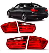 Jogo lanterna bmw s3 320 328 2013 a 2015 led canto e tampa