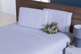 Jogo Lençol 3 Pçs Solteiro King Especial 2,00mx1,00mx25cm 100% Algodão 200 Fios Ponto Palito Branco Jogo Lençol 3 Pçs Solteiro King Especial 2,00mx1,00mx25cm 100% Algodão 200 Fios Ponto Palito Branco