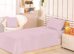 Jogo lençol 3 peças cama solteiro veste cama box 0,88 x 1,88 x 30cm de altura 150 fios pensão casa-rose