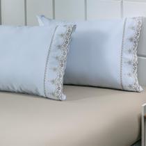 Jogo Lençol 3 Peças Percal 180 Fios Casal Bege Castor Charme Jogo Lençol 3 Peças Percal 180 Fios Casal Bege Castor Charme