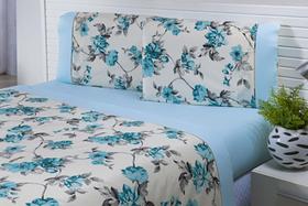 Jogo Lençol 4 Peças Cama CASAL 1,88x1,38x30 Percal 180 Fios