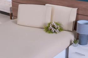 Jogo Lençol 4 Peças Cama Casal 188x138x35 100% Algodão 230 Fios Ponto Palito (Cáqui) Jogo Lençol 4 Peças Cama Casal 188x138x35 100% Algodão 230 Fios Ponto Palito (Cáqui)