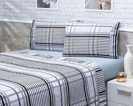 Jogo Lençol 4 Peças Cama Viúva 2,03Mx1,20Mx30Cm 100% Algodão Jogo Lençol 4 Peças Cama Viúva 2,03Mx1,20Mx30Cm 100% Algodão