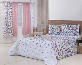 Jogo Lençol 4 Peças Cama Viúva 2,03Mx1,20Mx30Cm 100% Algodão Jogo Lençol 4 Peças Cama Viúva 2,03Mx1,20Mx30Cm 100% Algodão