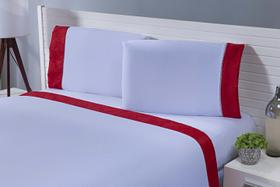 Jogo Lençol 4 Peças Cama Viúva1,88M X 1,28M X 30AltPercal Jogo Lençol 4 Peças Cama Viúva1,88M X 1,28M X 30AltPercal