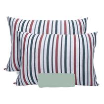 Jogo Lençol Cama King Size Portallar 3 Peças Com Elástico