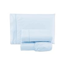 jogo Lençol cama Solteiro 400 Fios 3 Peças 100% algodao com elastico