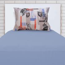 Jogo Lençol Cama Solteiro Bogotá Elástico 2 Pçs Portallar