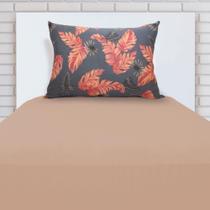 Jogo Lençol Cama Solteiro Portallar 2 Pçs Com Elástico Malha