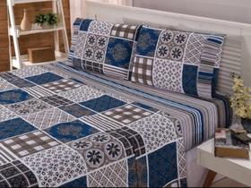 Jogo Lençol Casal Box 3 Pçs 180 Fios 100% Algodão