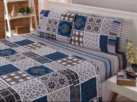 Jogo Lençol Casal Box 3 Pçs 180 Fios 100% Algodão